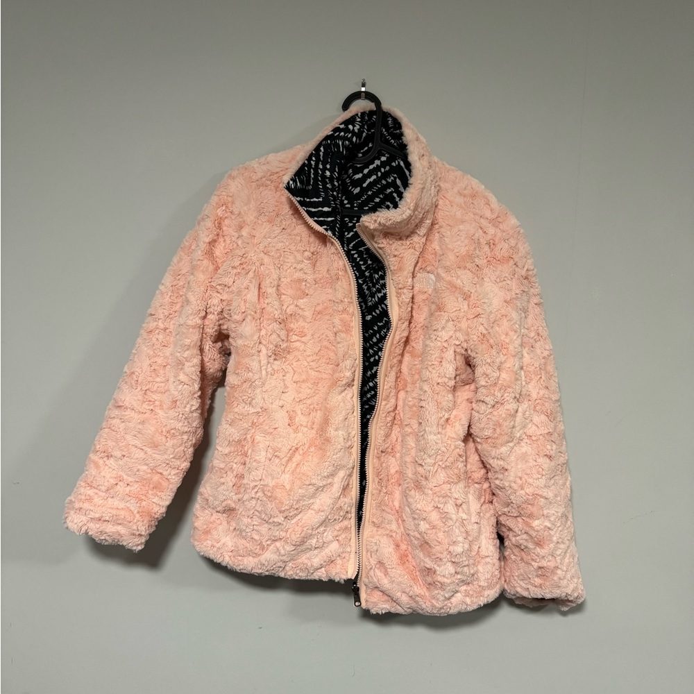 North Face reversible pink and black jacket